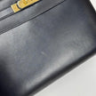 Hermès Borsa Kelly 32 a mano Box Calf nera hardware oro Sellier 1994 ○X