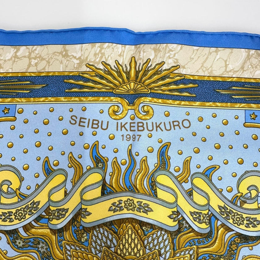 Hermès Carré 45 Seibu Ikebukuro 1997 in seta