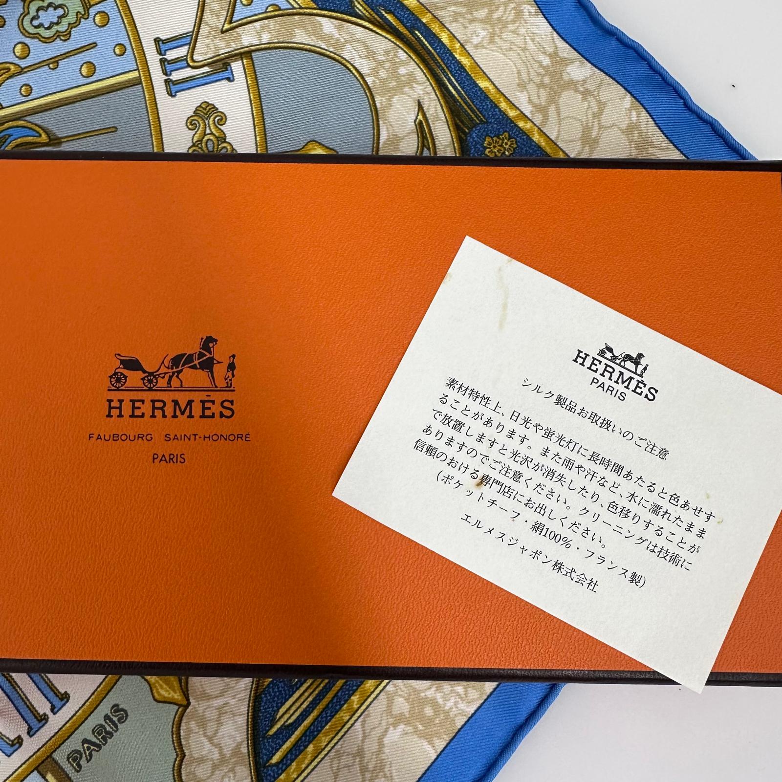 Hermès Carré 45 Seibu Ikebukuro 1997 in seta