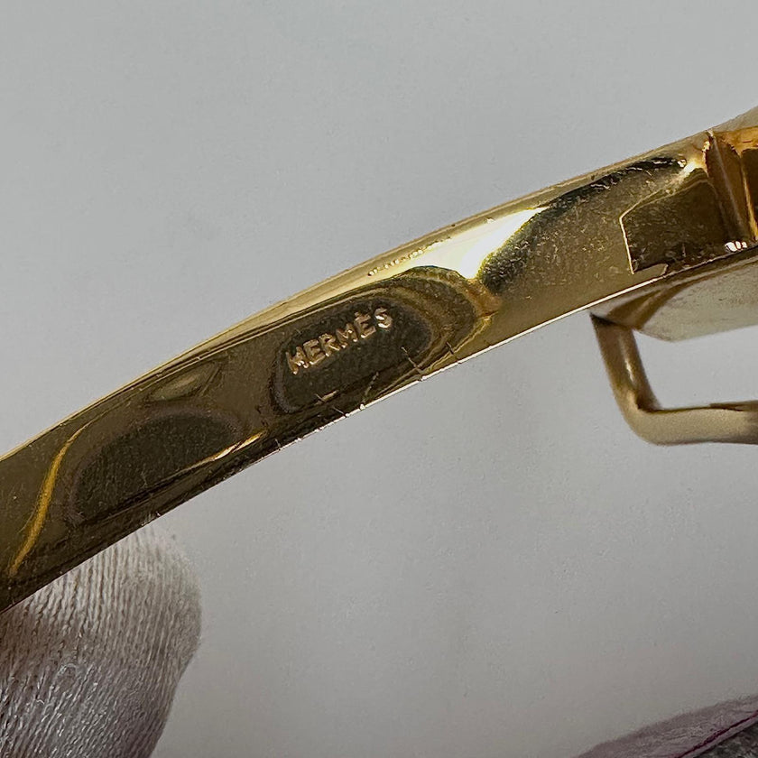 Hermès Cintura Constance in Pelle Bordeaux con Fibbia H Dorata – 1978