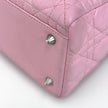 Lady Dior Borsa Media Rosa in Pelle Cannage
