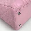 Lady Dior Borsa Media Rosa in Pelle Cannage