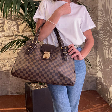 Louis Vuitton Borsa Griet Mirage in tela Damier Ebene
