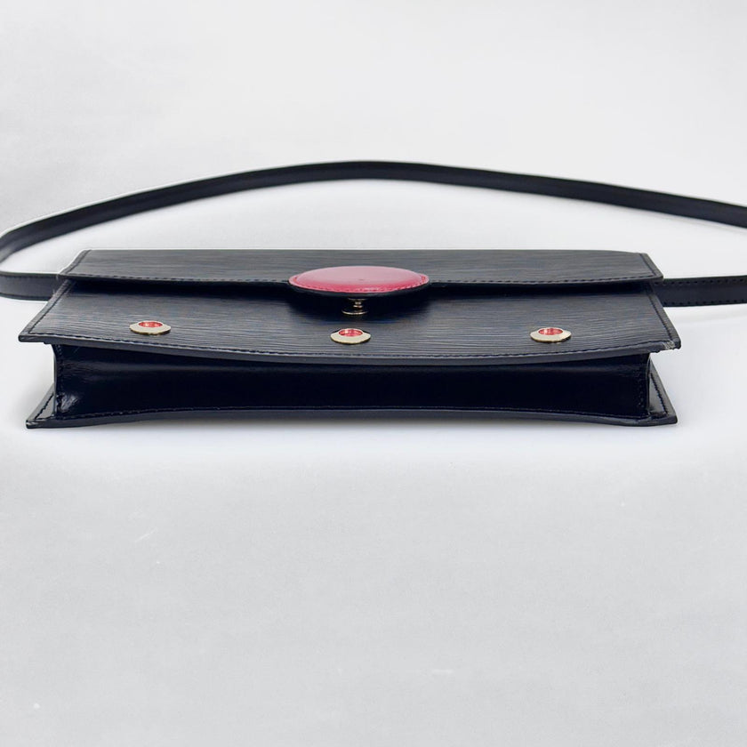 Louis Vuitton Borsa Hublot Vintage Epi Nera e Rossa – 1991