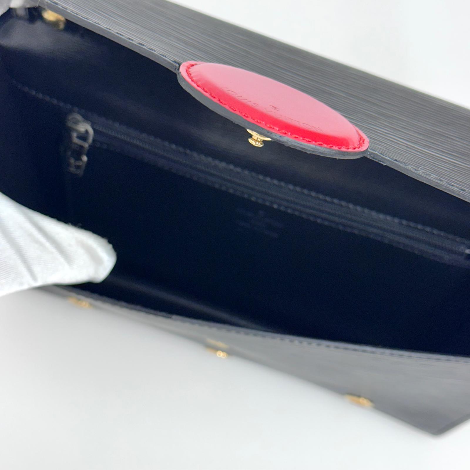 Louis Vuitton Borsa Hublot Vintage Epi Nera e Rossa – 1991