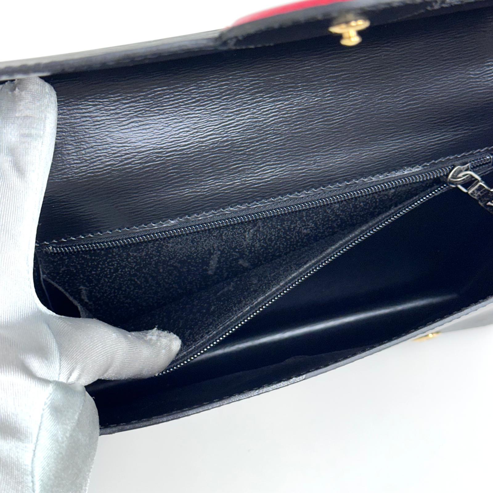 Louis Vuitton Borsa Hublot Vintage Epi Nera e Rossa – 1991