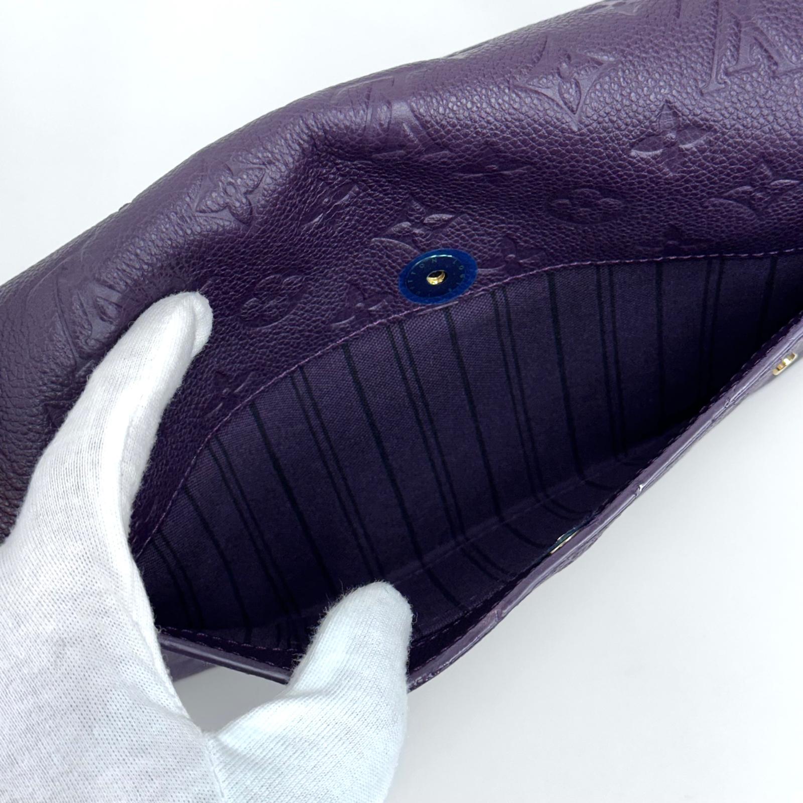 Louis Vuitton Borsa Métis in pelle Monogram Empreinte viola