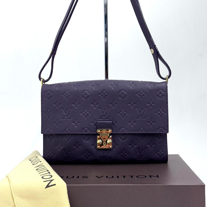 Louis Vuitton Borsa Métis in pelle Monogram Empreinte viola