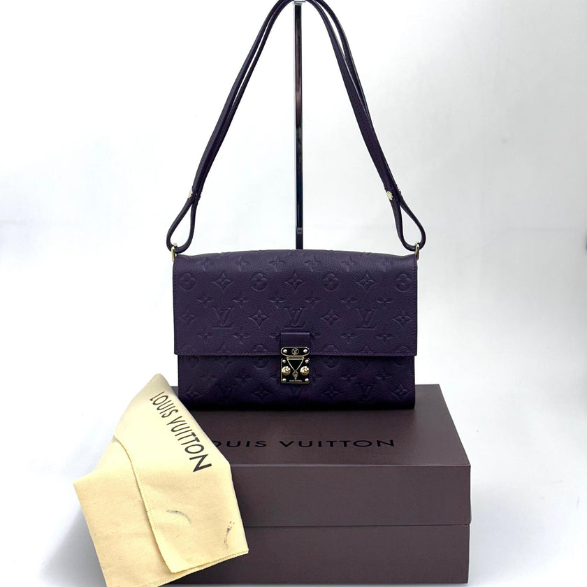 Louis Vuitton Borsa Métis in pelle Monogram Empreinte viola