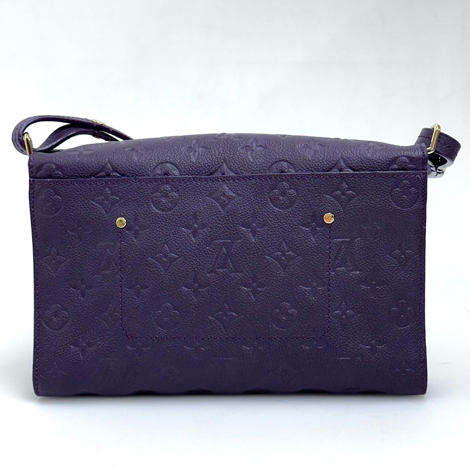 Louis Vuitton Borsa Métis in pelle Monogram Empreinte viola