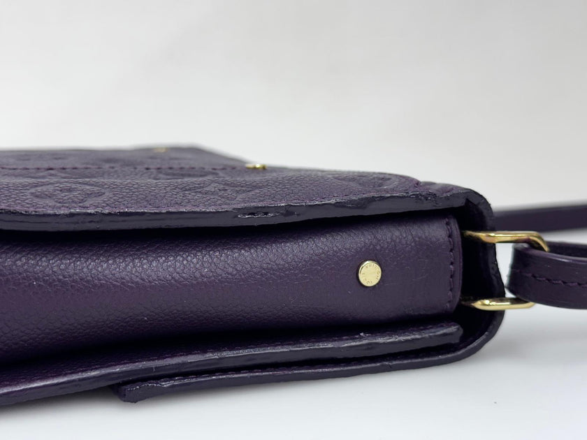 Louis Vuitton Borsa Métis in pelle Monogram Empreinte viola