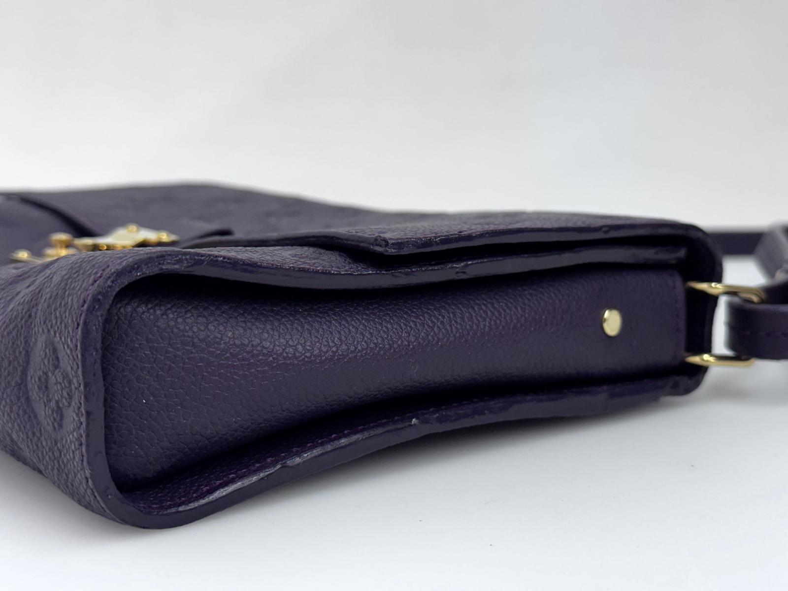 Louis Vuitton Borsa Métis in pelle Monogram Empreinte viola