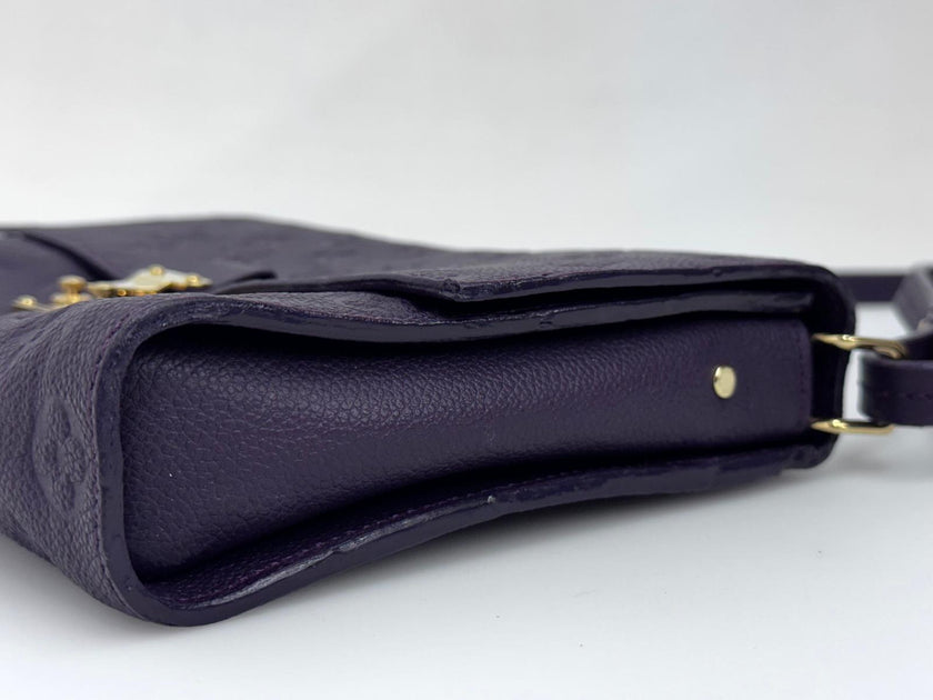 Louis Vuitton Borsa Métis in pelle Monogram Empreinte viola