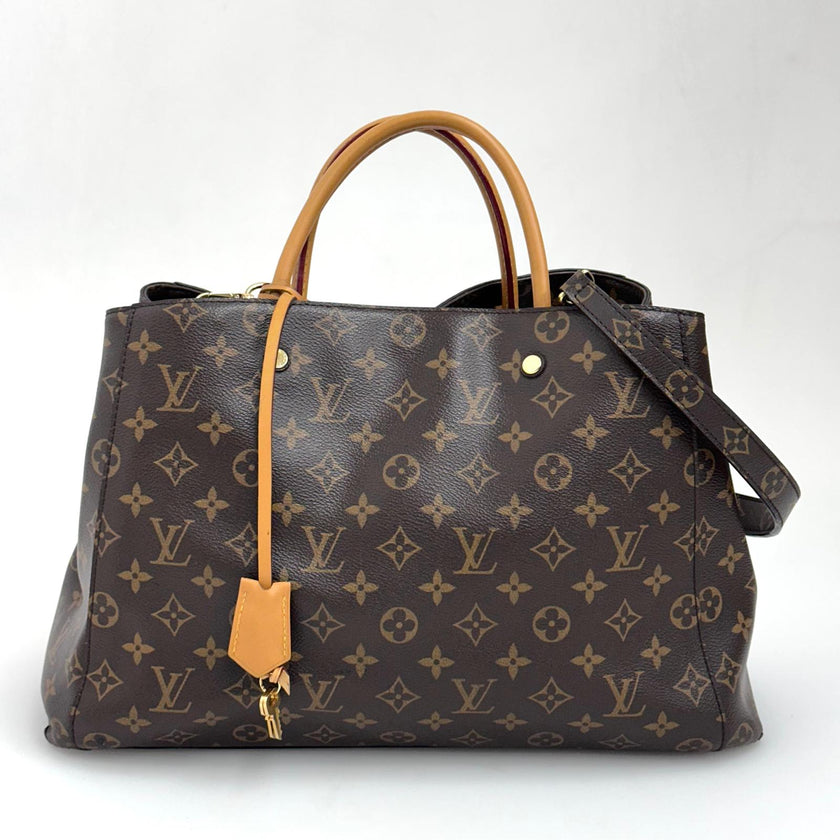 Louis Vuitton Borsa Montaigne GM Monogram con tracolla