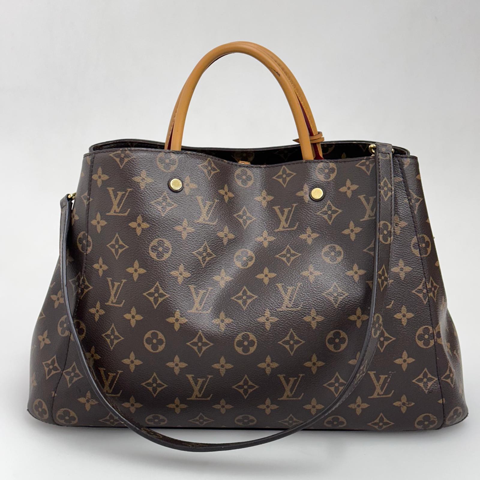 Louis Vuitton Borsa Montaigne GM Monogram con tracolla