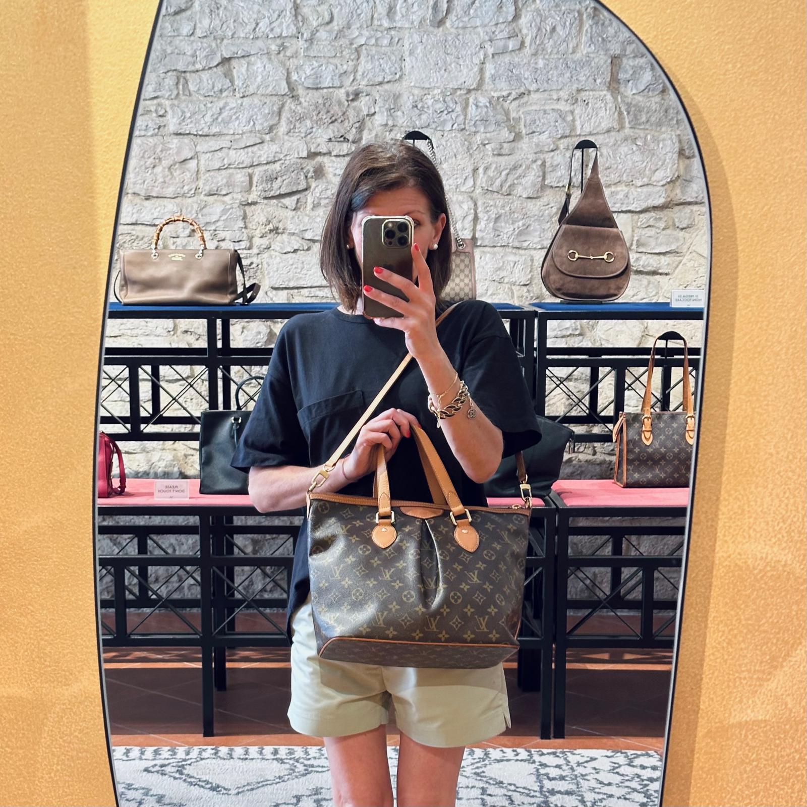 Louis Vuitton Borsa Palermo PM Monogram con Tracolla