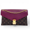 Louis Vuitton Borsa Pallas Clutch Monogram e pelle bordeaux