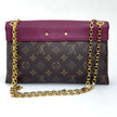 Louis Vuitton Borsa Pallas Clutch Monogram e pelle bordeaux