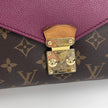 Louis Vuitton Borsa Pallas Clutch Monogram e pelle bordeaux
