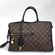 Louis Vuitton Borsa Popincourt MM Monogram e Pelle Nera