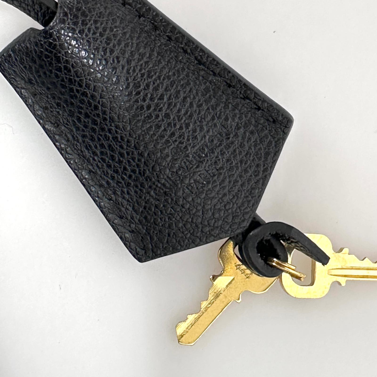 Louis Vuitton Borsa Popincourt MM Monogram e Pelle Nera