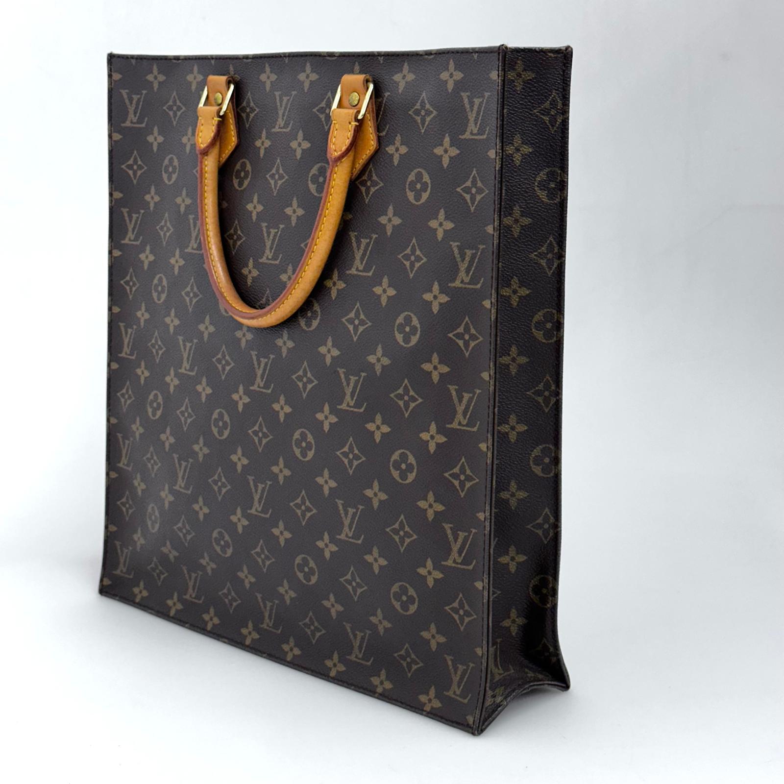 Louis Vuitton Borsa Sac Plat in Tela Monogram