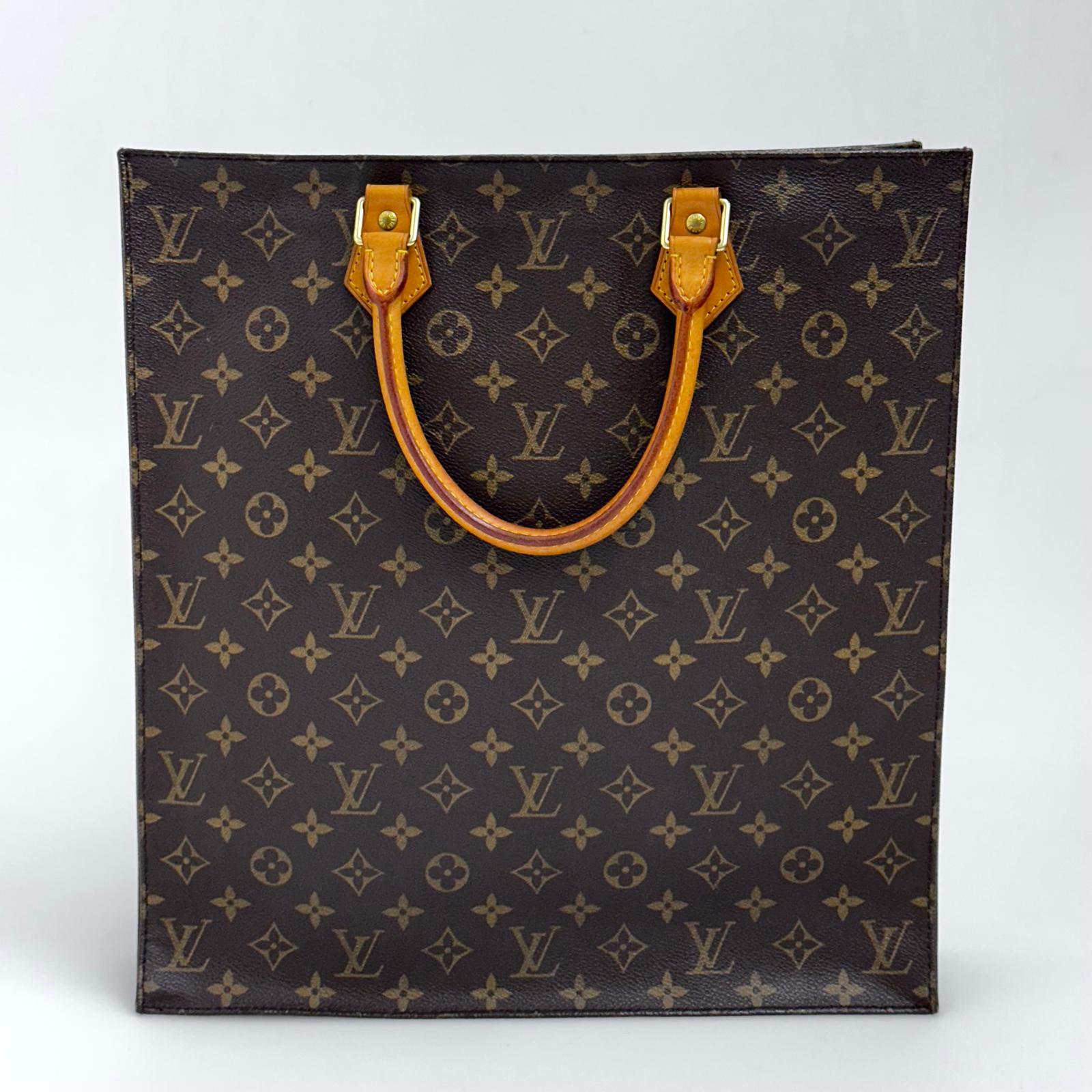 Louis Vuitton Borsa Sac Plat in Tela Monogram