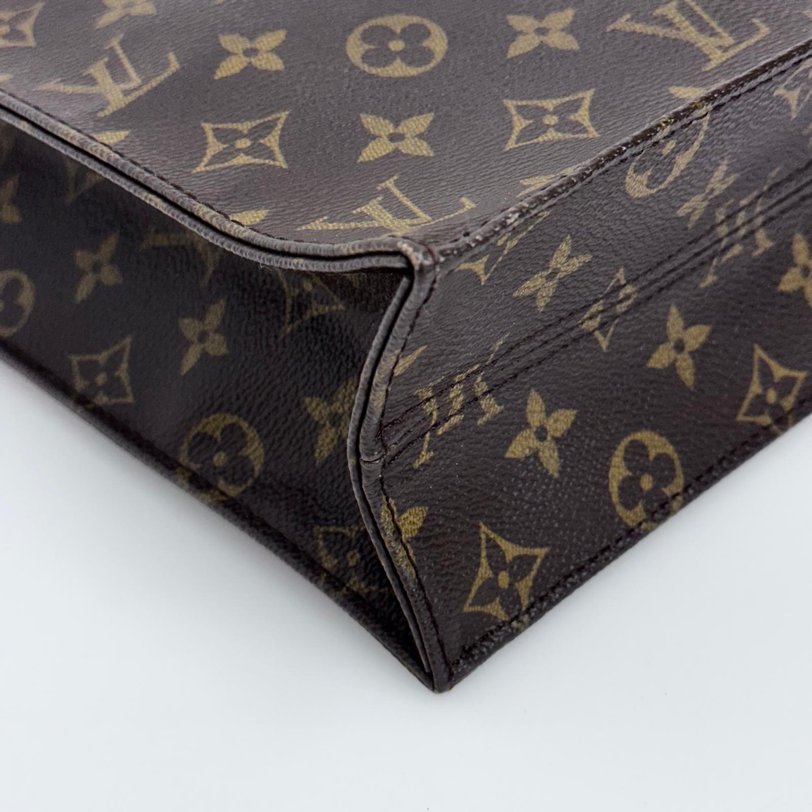 Louis Vuitton Borsa Sac Plat in Tela Monogram