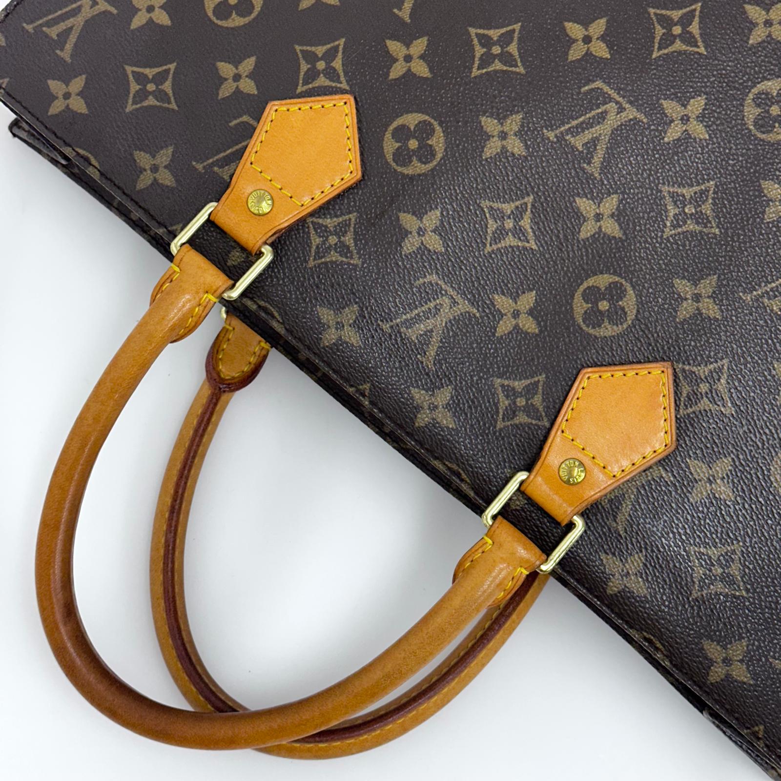Louis Vuitton Borsa Sac Plat in Tela Monogram