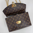 Louis Vuitton Borsa Saint Placide Monogram e Pelle Cherry