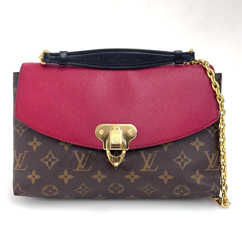 Louis Vuitton Borsa Saint Placide Monogram e Pelle Cherry