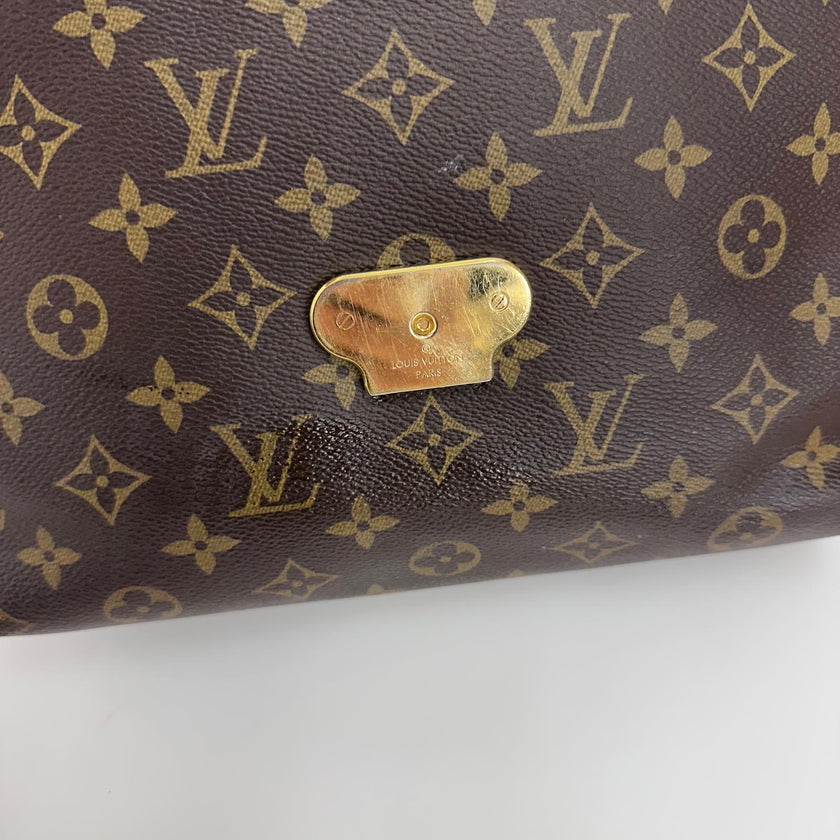 Louis Vuitton Borsa Saint Placide Monogram e Pelle Cherry