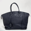 Louis Vuitton Borsa Soft Lockit MM Veau Cachemire Nera