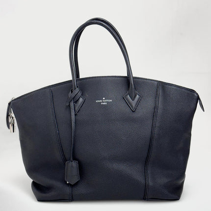 Louis Vuitton Borsa Soft Lockit MM Veau Cachemire Nera