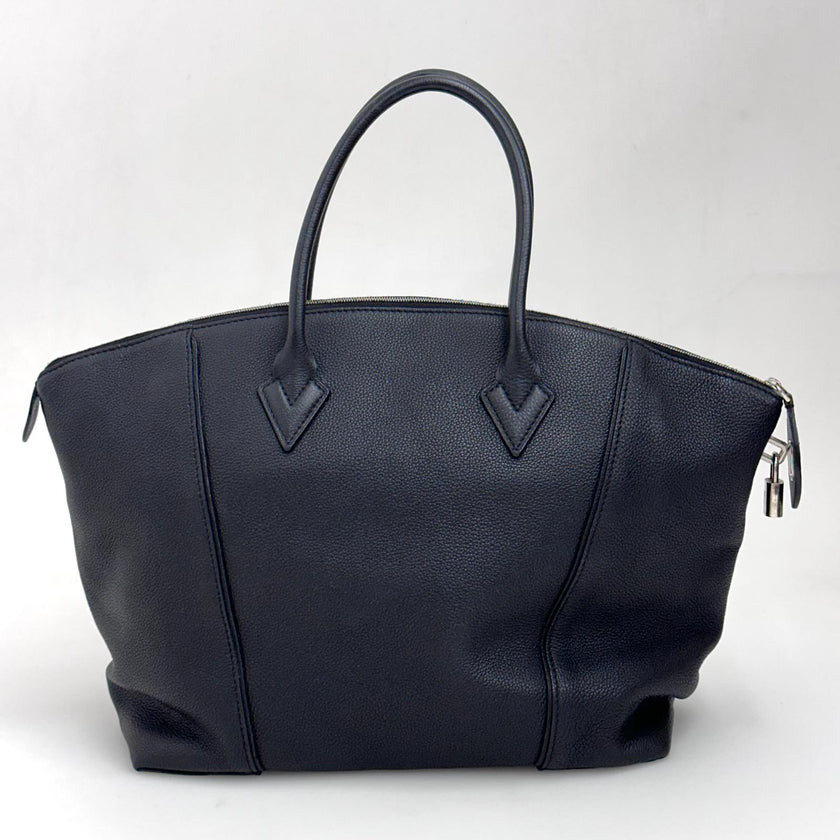 Louis Vuitton Borsa Soft Lockit MM Veau Cachemire Nera