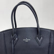 Louis Vuitton Borsa Soft Lockit MM Veau Cachemire Nera