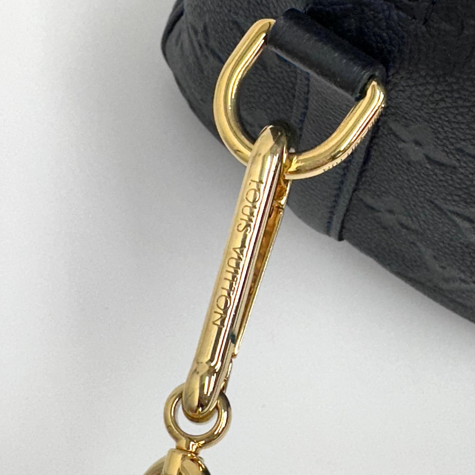 Louis Vuitton Borsa Speedy Bandoulière 25 in Pelle Monogram Empreinte Blu