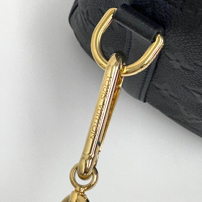 Louis Vuitton Borsa Speedy Bandoulière 25 in Pelle Monogram Empreinte Blu