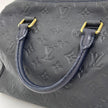 Louis Vuitton Borsa Speedy Bandoulière 25 in Pelle Monogram Empreinte Blu