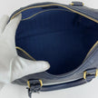 Louis Vuitton Borsa Speedy Bandoulière 25 in Pelle Monogram Empreinte Blu