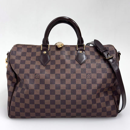 Louis Vuitton Borsa Speedy Bandoulière 35 Damier Ebene