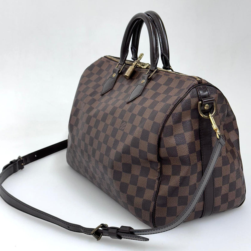 Louis Vuitton Borsa Speedy Bandoulière 35 Damier Ebene