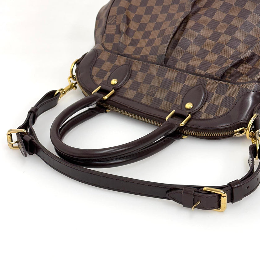 Louis Vuitton Borsa Trevi PM a mano e tracolla in tela Damier Ebene