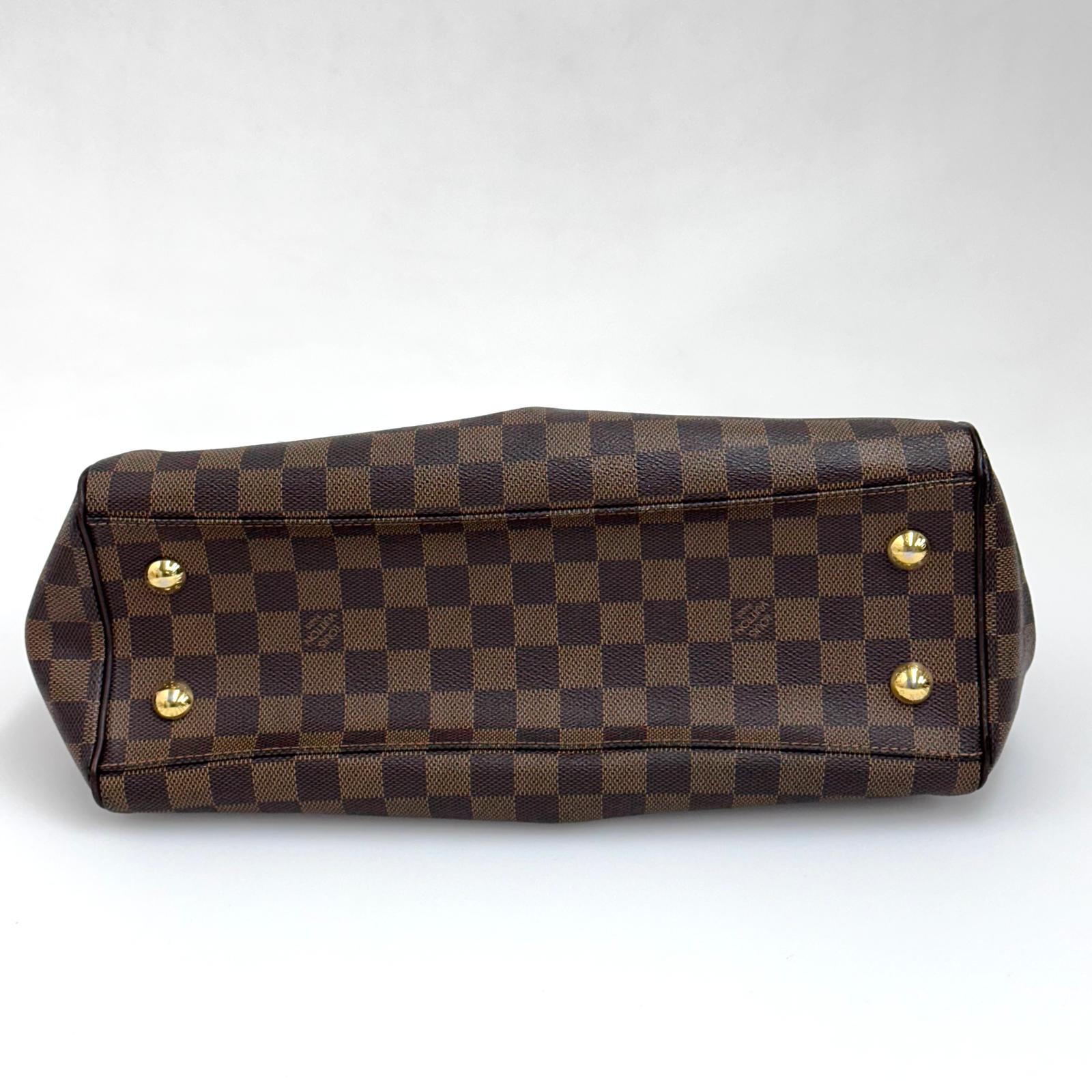 Louis Vuitton Borsa Trevi PM a mano e tracolla in tela Damier Ebene