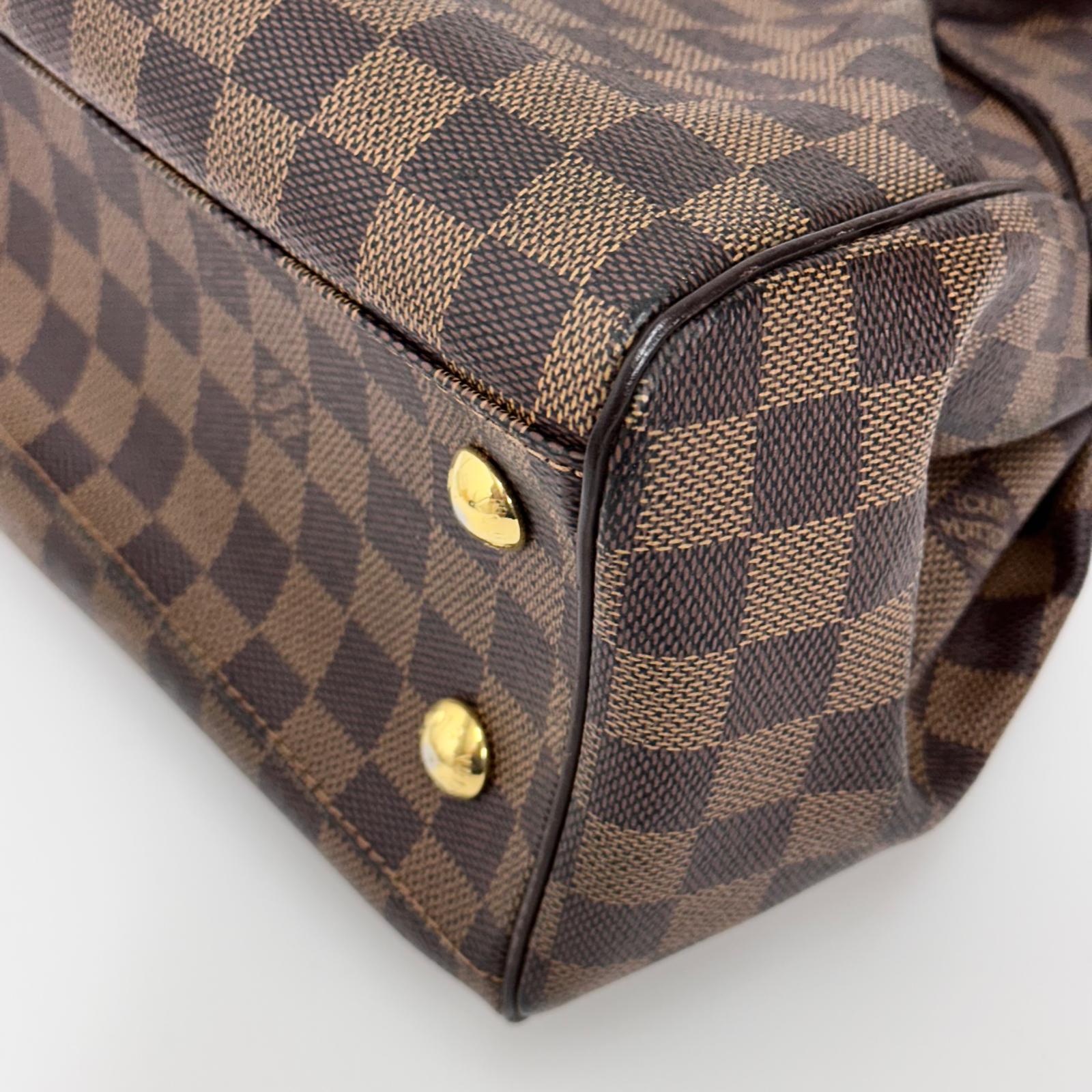 Louis Vuitton Borsa Trevi PM a mano e tracolla in tela Damier Ebene