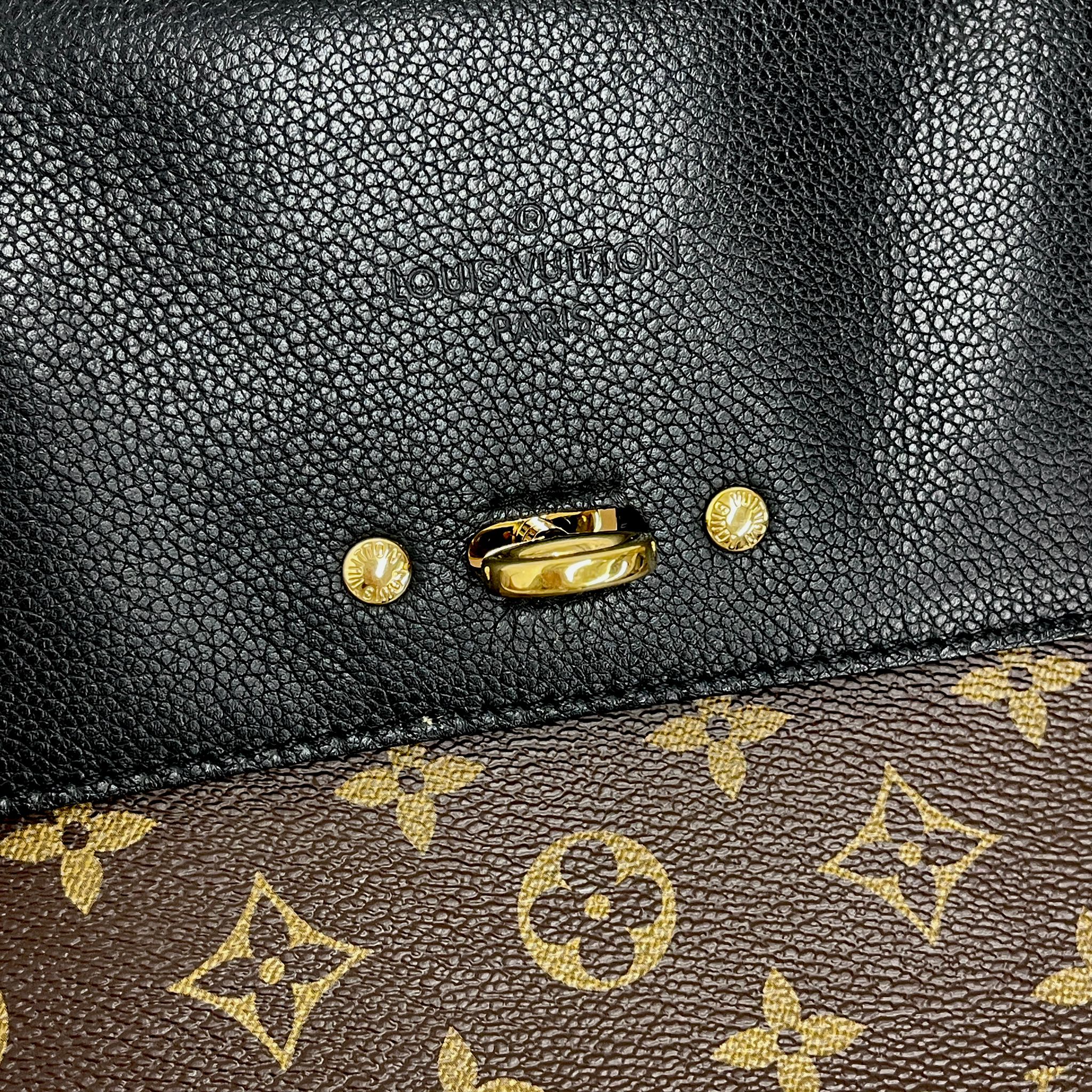 Louis Vuitton Borsa a Mano Venus in Tela Monogram e Pelle Nera