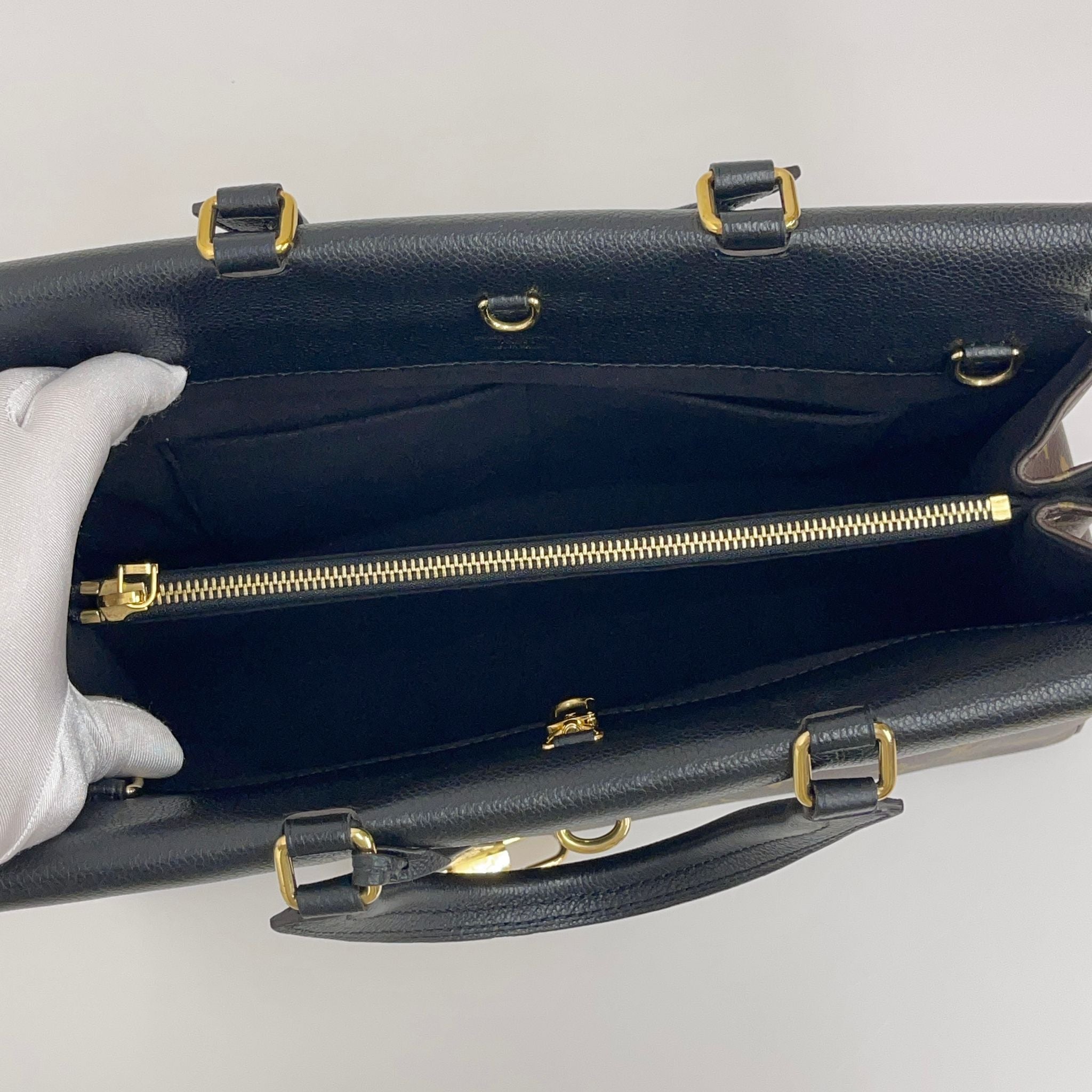 Louis Vuitton Borsa a Mano Venus in Tela Monogram e Pelle Nera