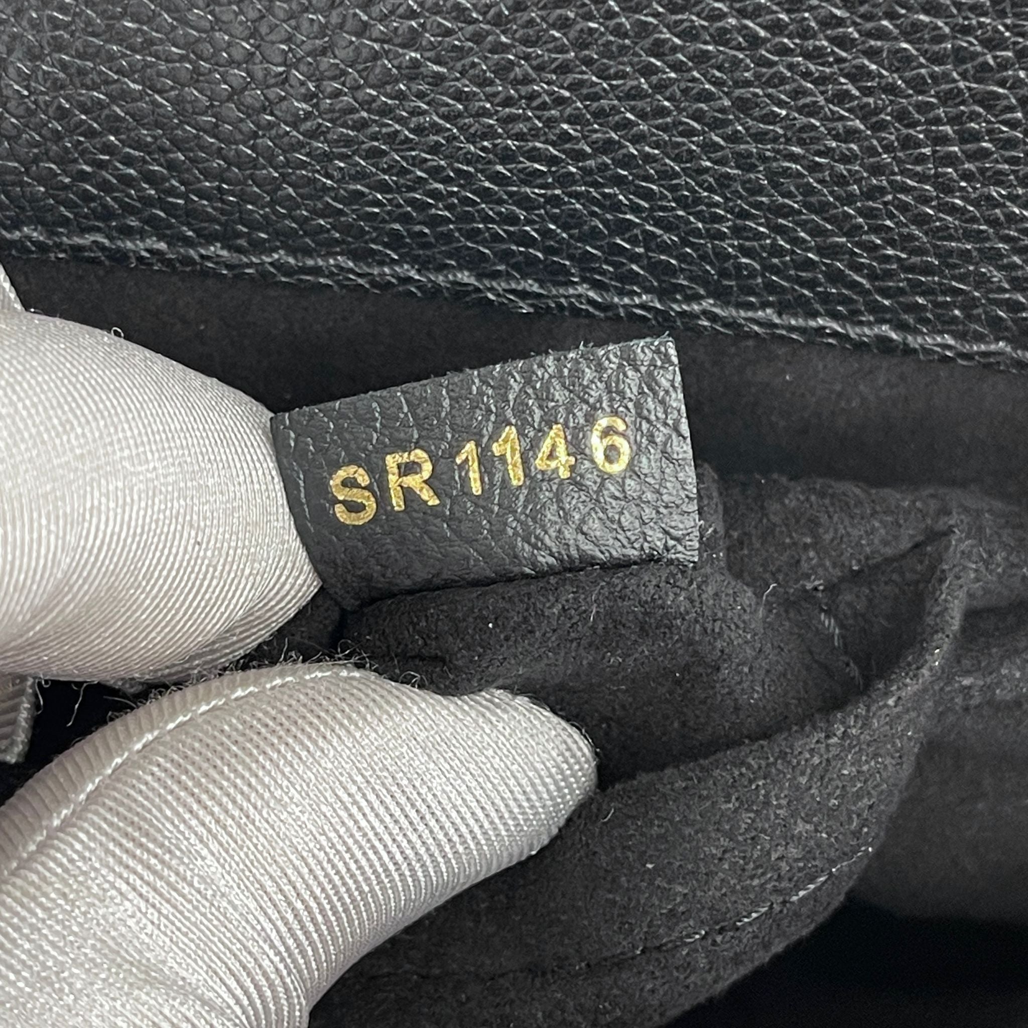 Louis Vuitton Borsa a Mano Venus in Tela Monogram e Pelle Nera