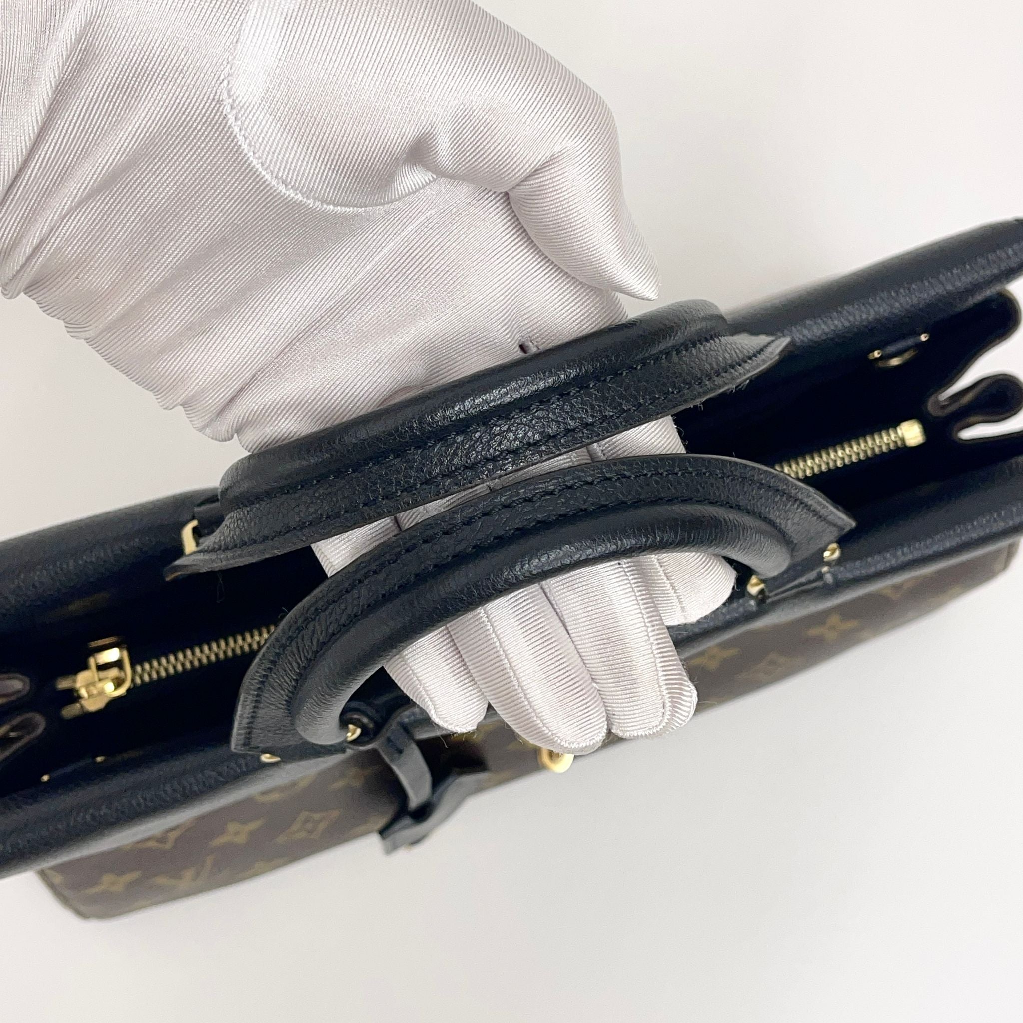 Louis Vuitton Borsa a Mano Venus in Tela Monogram e Pelle Nera