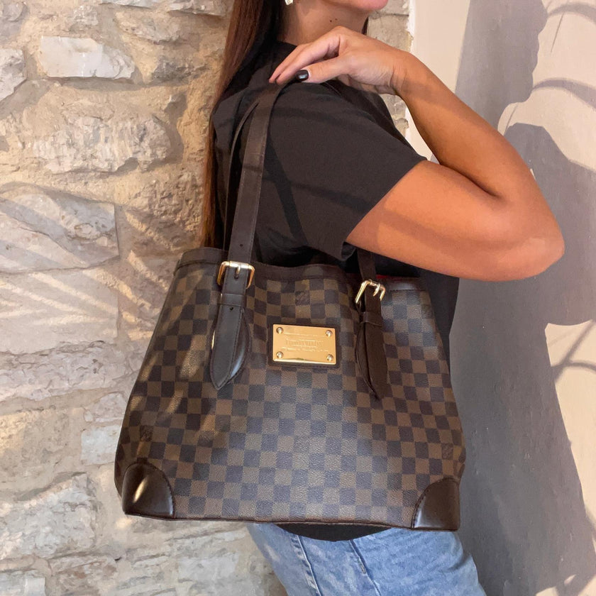Louis Vuitton Borsa a Spalla Hampstead MM in Tela Damier Ebene